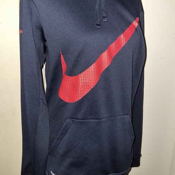 Nike Blue/Red Therma-FIT Unisex Hoodie - M-M - Picture 2 of 2
